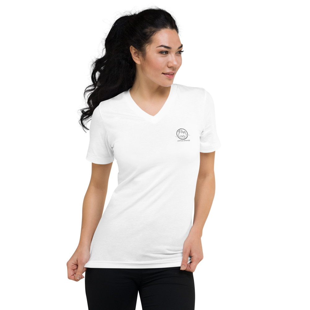 Unisex Short Sleeve V-Neck T-Shirt