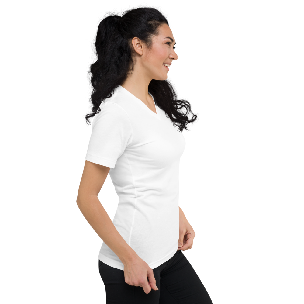 Unisex Short Sleeve V-Neck T-Shirt