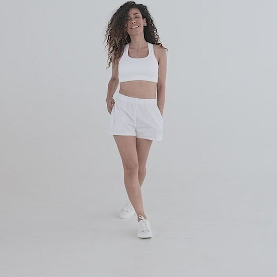 All-Over Print Women's Athletic Short Shorts.mp4