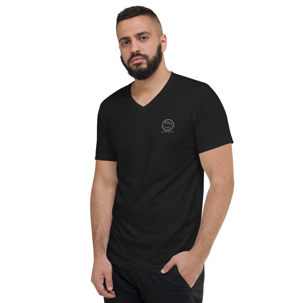 Unisex Short Sleeve V-Neck T-Shirt