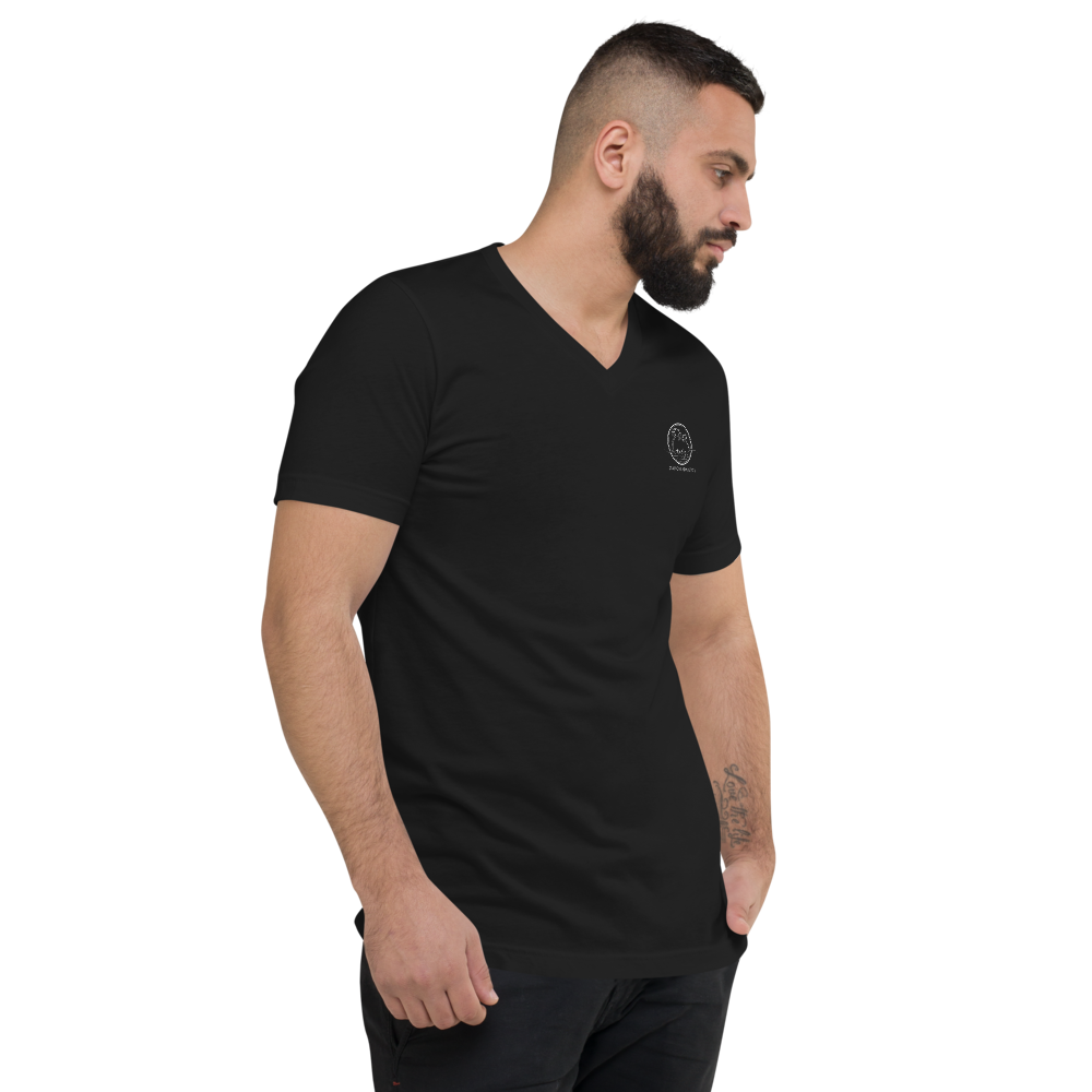 Unisex Short Sleeve V-Neck T-Shirt